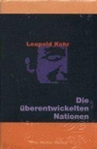 Die Ã¼berentwickelten Nationen (9783701310760) by Kohr, Leopold