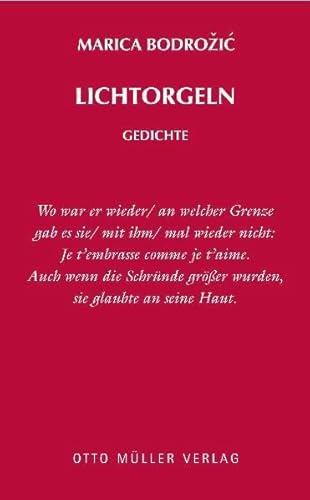 9783701311552: Lichtorgeln: Gedichte