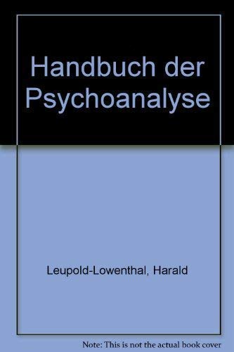 Beispielbild fr Handbuch der Psychoanalyse zum Verkauf von medimops