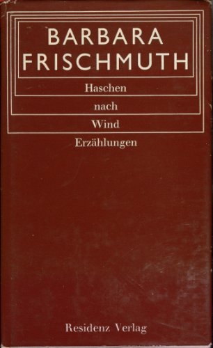 Imagen de archivo de Haschen nach Wind: Erza hlungen (German Edition) a la venta por Midtown Scholar Bookstore