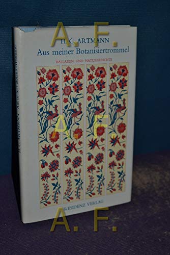 Imagen de archivo de Aus meiner Botanisiertrommel. Balladen und Naturgedichte. a la venta por Antiquariat Matthias Wagner