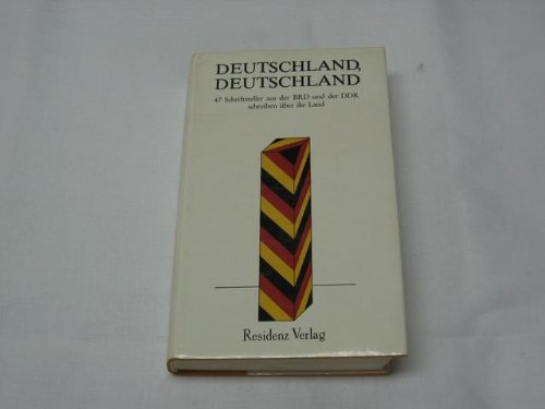 Stock image for Deutschland, Deutschland. 47 Schriftsteller aus der BRD und der DDR schreiben ber ihr Land. Mit Texten von: I. Drewitz, E. Erb, M. Hannsmann, U. Johnson, G. Kunert, Johannes Schenk, G. Wohmann u.a. for sale by Worpsweder Antiquariat