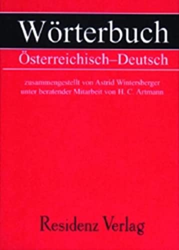 Beispielbild fr W rterbuch  sterreichisch - Deutsch zum Verkauf von ThriftBooks-Dallas