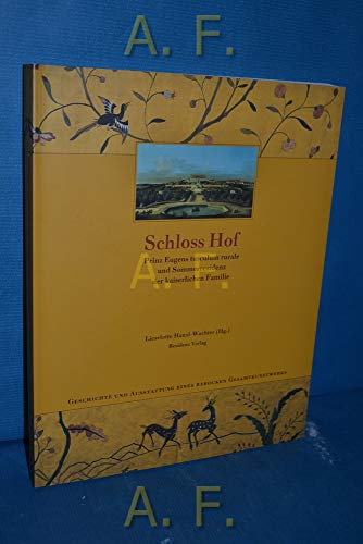 Beispielbild fr Schloss Hof Prinz Eugens tusculum rurale und Sommerresidenz der kaiserlichen Familie. Geschichte und Ausstattung eines barocken Gesamtkunstwerks Schloss Hof [Gebundene Ausgabe] Barock Architektur Wohnkultur Tafelkultur Historiker Kunstexperten Schloss Hof Prinz Eugens tusculum rurale Lieselotte Hanzl-Wachter (Autor), Lieselotte Hanzl- Wachter (Autor) Schlo Hof Barock Architektur Wohnkultur Tafelkultur Historiker Kunstexperten Kulturerbe Schloss Hof ist die zweitgrte Schloanlage sterreichs und eines der weitlufigsten und facettenreichsten Barockensembles in Europa. In diesem Buch wird seine bewegte Geschichte dargelegt - von der glanzvollen Periode zu Zeiten von Prinz Eugen, Maria Theresia und Franz I. Stephan von Lothringen bis zur aufwndigen Revitalisierung in den Jahren 2002 bis 2005. In 13 Beitrgen renommierter Historiker und Kunstexperten werden detailreiche Einblicke in die frstliche Architektur, Wohn- und Tafelkultur des 18. Jahrhunderts gegeben, die Entwicklung der bede zum Verkauf von BUCHSERVICE / ANTIQUARIAT Lars Lutzer