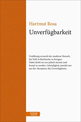 Imagen de archivo de Unverfgbarkeit -Language: german a la venta por GreatBookPrices