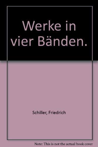 Beispielbild fr Werke in vier Bnden. zum Verkauf von medimops