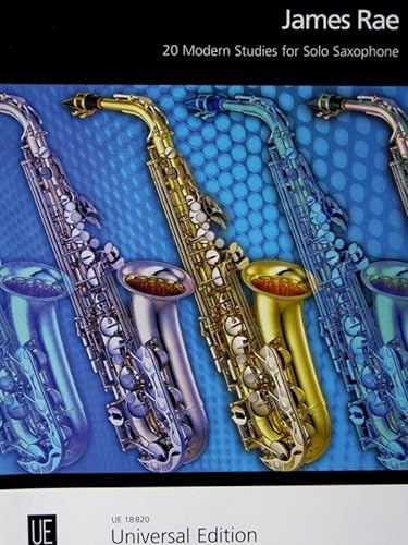 Imagen de archivo de 20 Modern Studies For Solo Saxophone: Moderne Rhythmus und Interpretationsstudien für angehende Saxophonisten. für Saxophon. a la venta por WorldofBooks