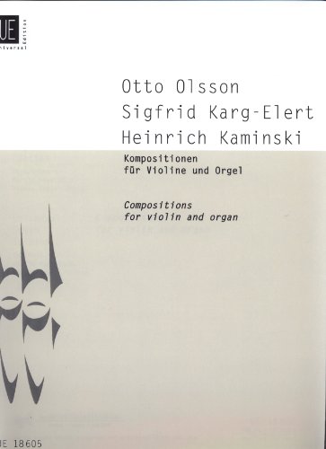 Stock image for Kompositionen fr Violine und Orgel: fr Violine und Orgel. for sale by Buchpark