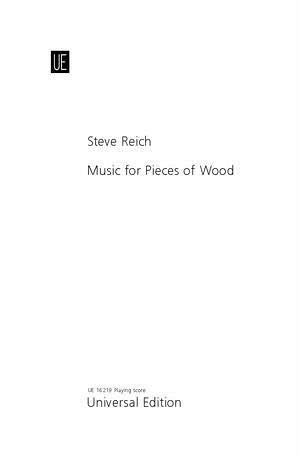 Imagen de archivo de MUSIC FOR PIECES OF WOOD FOR 5 PAIR OF TUNED CLAVES PERFORMANCE SCORE Format: Paperback a la venta por INDOO