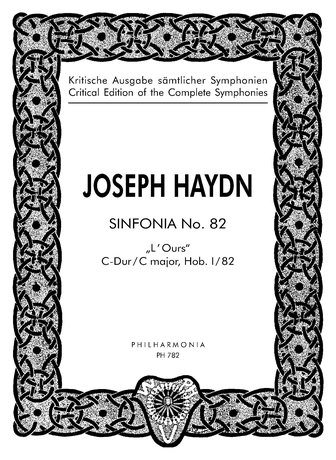 Symphony 82, C Major, L'Ours (9783702419783) by Haydn