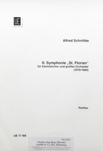 9783702432799: II. Symphonie "St. Florian": Fur Kammerchor Und Grosses Orchester 1979/1980 Partitur