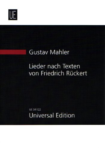 Stock image for Lieder Nach Texten Von Ruckert, Study Score Series for sale by HPB-Red