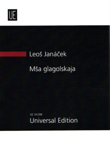 Msa glagolskaja, Study Score (9783702467333) by Leos Janacek