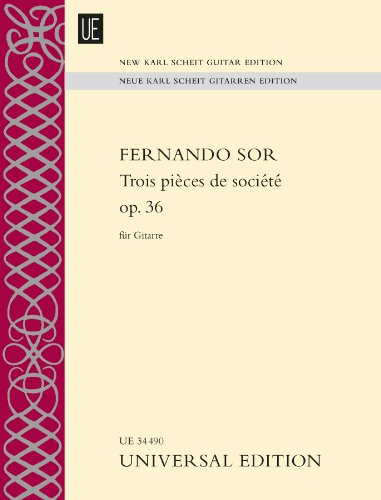 Trois Pieces De Societe (9783702471002) by Fernando Sor