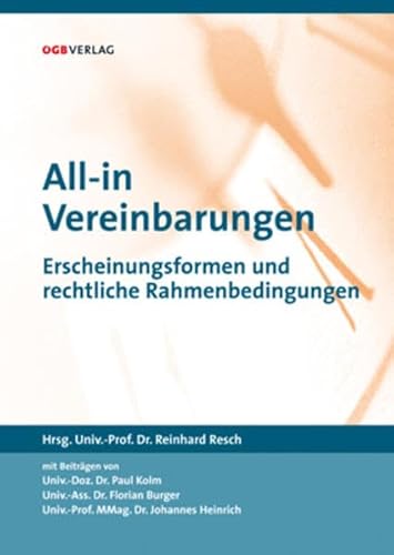 All-in-Vereinbarungen - Reinhard Resch