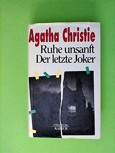 Beispielbild fr Ruhe Unsanft / Der Letzte Joker zum Verkauf von BookHolders