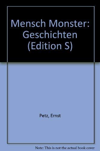 Beispielbild fr Mensch Monster. Geschichten zum Verkauf von DER COMICWURM - Ralf Heinig