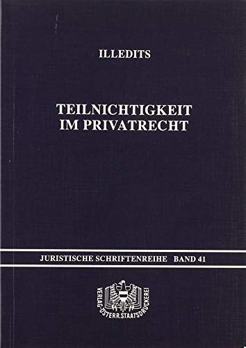 Stock image for Teilnichtigkeit im Privatrecht for sale by Buchpark