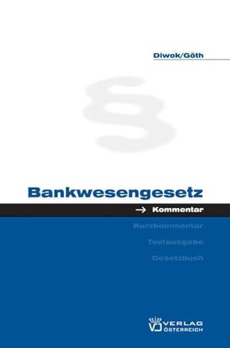 9783704603883: Bankwesengesetz