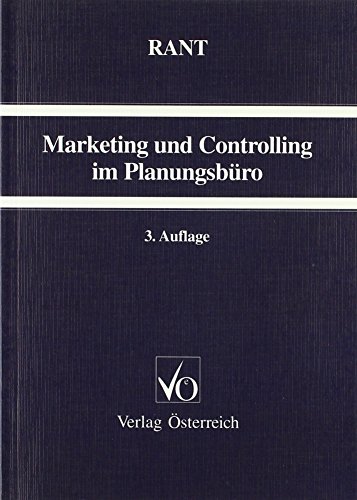 9783704611635: Marketing und Controlling im Planungsbro