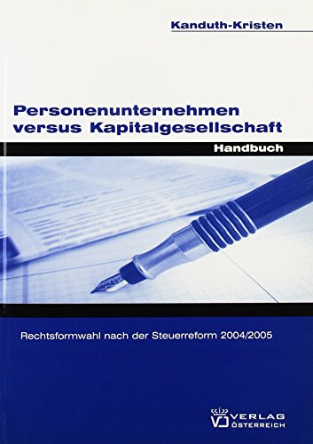 9783704644114: Personenunternehmen versus Kapitalgesellschaft