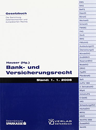 9783704648235: Bank- und Versicherungsrecht