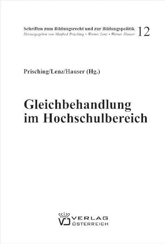 9783704652119: Gleichbehandlung im Hochschulbereich