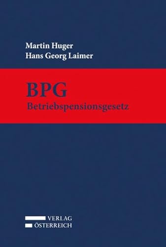 Beispielbild fr BPG Betriebspensionsgesetz zum Verkauf von Buchpark