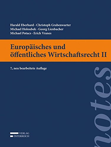 Stock image for Europisches und ffentliches Wirtschaftsrecht II. sterreich for sale by Buchpark