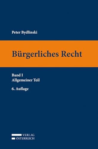 Stock image for Brgerliches Recht: Band I Allgemeiner Teil for sale by medimops