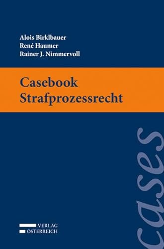 Beispielbild fr Casebook Strafprozessrecht zum Verkauf von medimops