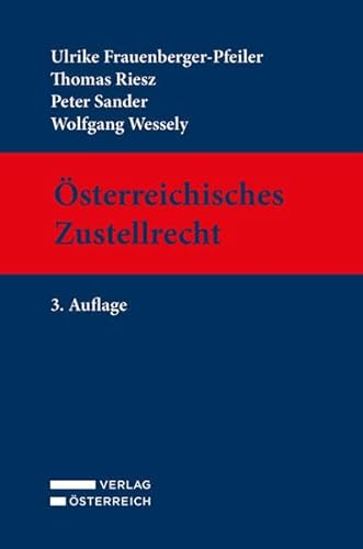 9783704685582: sterreichisches Zustellrecht