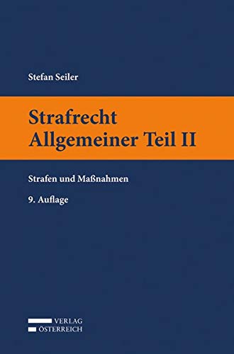 Imagen de archivo de Seiler, S: Strafrecht Allgemeiner Teil II a la venta por Blackwell's