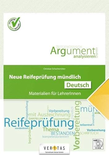 Beispielbild fr Neue Reifeprfung mndlich - Deutsch: Buch mit CD-ROM zum Verkauf von medimops