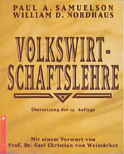 Stock image for Volkswirtschaftslehre. Studienausgabe for sale by medimops