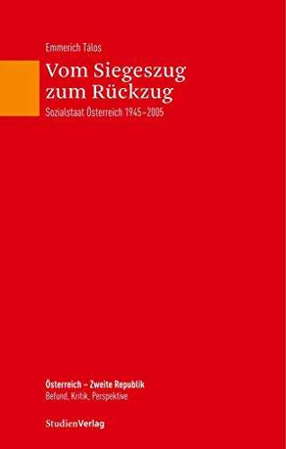 9783706555180: Vom Siegeszug zum Rckzug: Sozialstaat sterreich 1945-2005 (sterreich - Zweite Republik. Befund, Kritik, Perspektive)