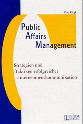 9783707300727: Public Affairs Management