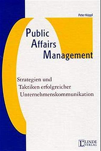 9783707300727: Public Affairs Management
