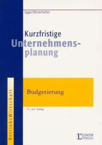 9783707303414: Kurzfristige Unternehmensplanung