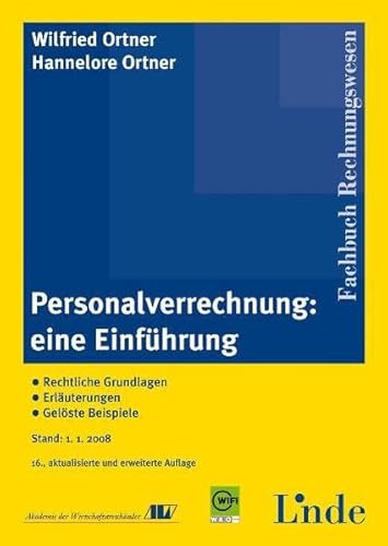 9783707312461: Personalverrechnung, eine Einfhrung (Livre en allemand)