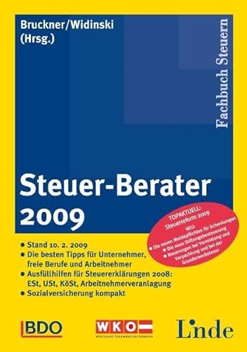 Beispielbild fr Steuer-Berater 2009 (f. sterreich) zum Verkauf von medimops