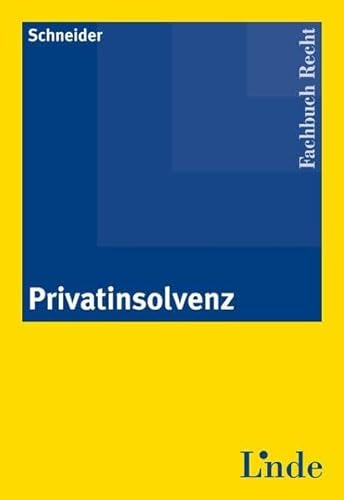 Privatinsolvenz (9783707314885) by Unknown Author