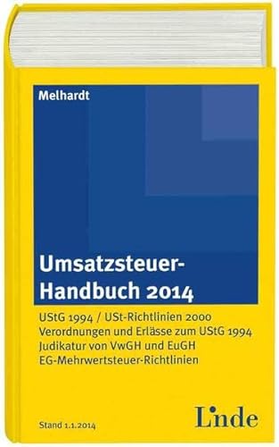 Beispielbild fr Umsatzsteuer-Handbuch 2014 : UStG 1994 / Umsatzsteuerrichtlinien 2000 / Verordnungen und Erlsse zum Verkauf von Buchpark