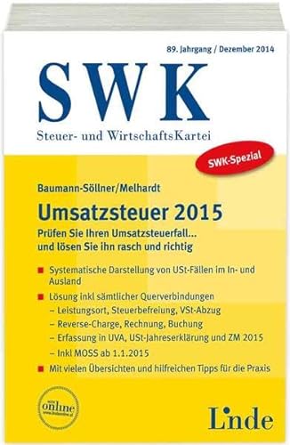 Beispielbild fr SWK-Spezial Umsatzsteuer 2015 zum Verkauf von Buchpark