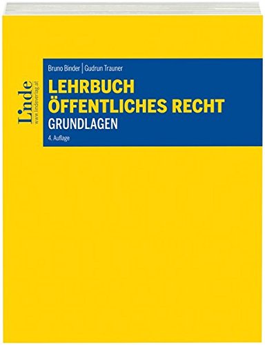 Beispielbild fr Lehrbuch ffentliches Recht - Grundlagen (Linde Lehrbuch) zum Verkauf von medimops