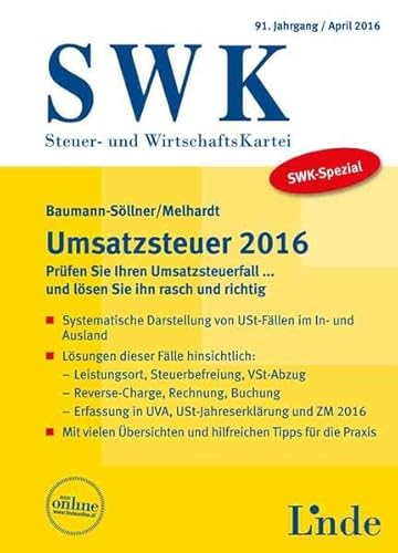 Stock image for SWK-Spezial Umsatzsteuer 2016 for sale by medimops