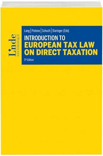 Immagine dell'editore per Introduction to European Tax Law on Direct Taxation (Linde Lehrbuch) venduto da medimops