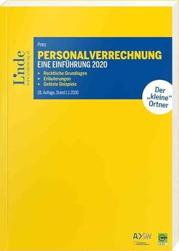 Beispielbild fr Personalverrechnung: eine Einfhrung 2020: Rechtliche Grundlagen. Erluterungen. Gelste Beispiele zum Verkauf von medimops