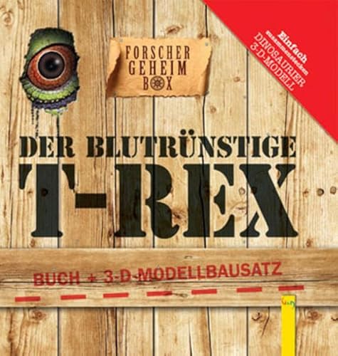 Der blutrünstige T-Rex, m. Dinosaurier 3-D-Modell