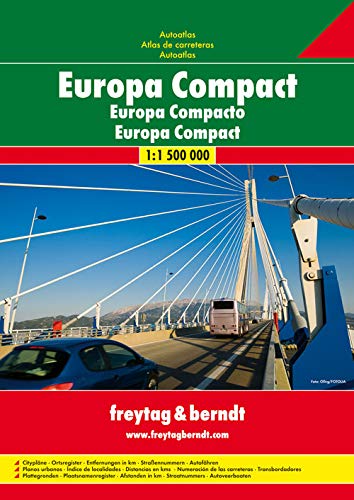 Europe Compact FB Atlas (English, Spanish, French, Italian and German Edition) (9783707903003) by Freytag & Berndt